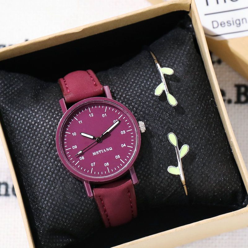 Watch Female College Style Middle School Students Korean Version Of Simple Retro Harajuku Style Xiaoqing New Style