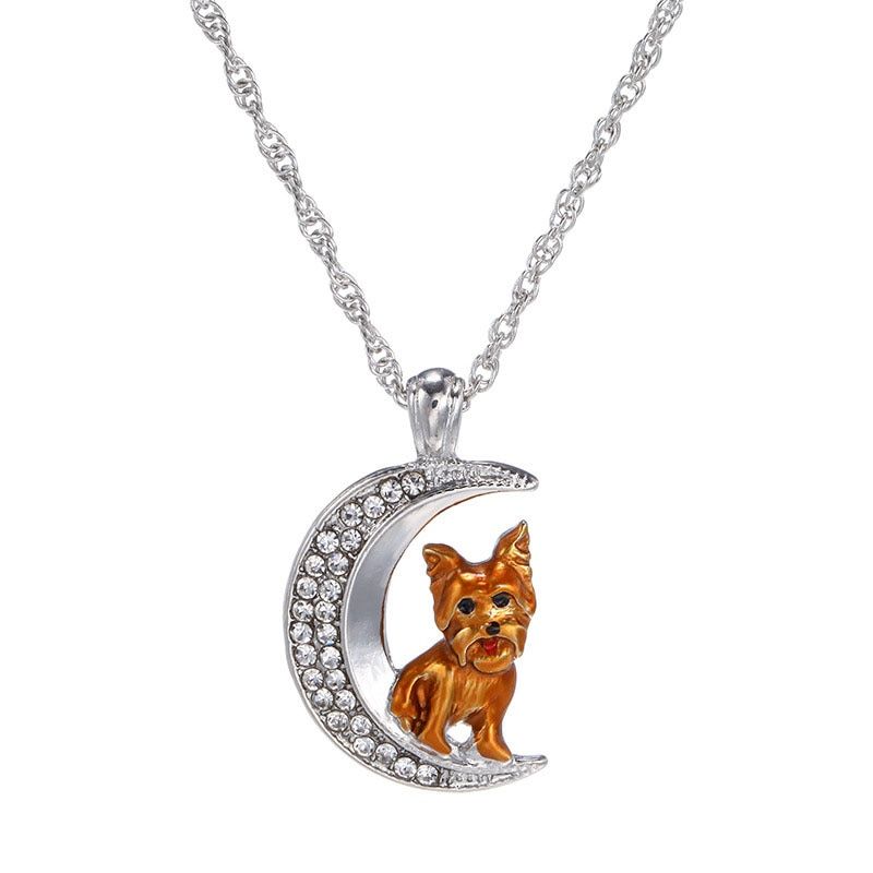 24 Style Cute Cartoon Animal Statement Necklace for Women Girls 2020 New Fashion CZ Wedding Jewelry Gifts for Children Kids