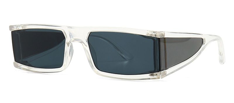 clear with blackPeekaboo side shield sunglasses men mirror silver 2021 summer black leopard rectangular sun glasses for women uv400 dropship