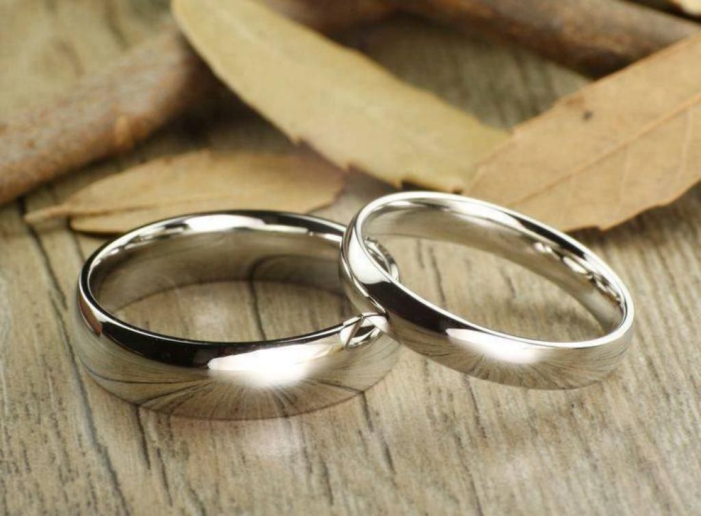 Silver Allow Finger Ring for Couple