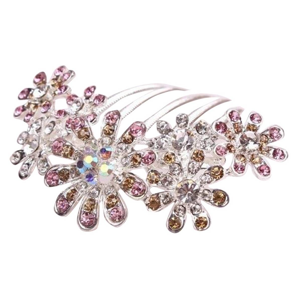 Fashion Women Rhinestone Hair Comb Clip Wedding Bridal Party Headwear