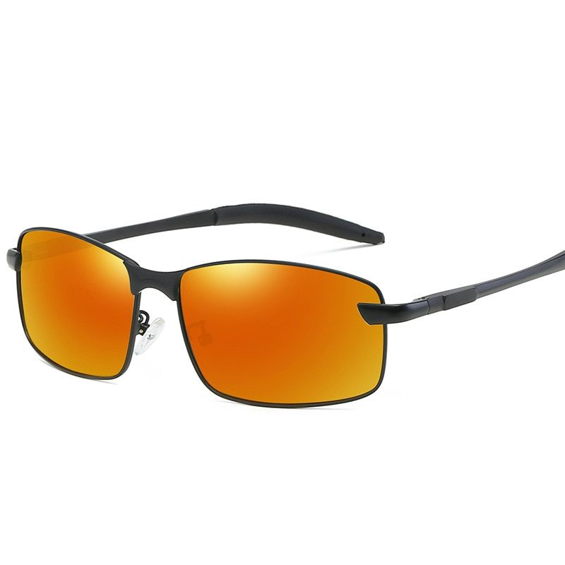 GD3043AREDBlackPsacss Square Polarized Sunglasses Men Women Aluminium Magnesium Frame Classic Brand Designer Sun Glasses For Driving Travel