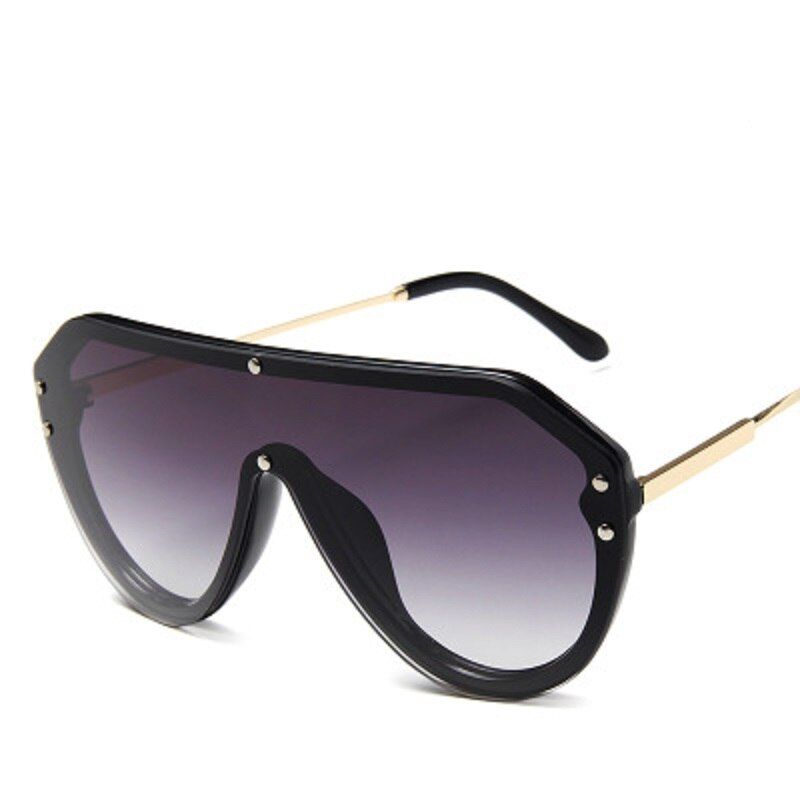 C5Unique Integrated One-piece Sunglasses Retro Large Frame Goggles Fashion Night Vision Cross-border Man Women Sun Glasses UV400