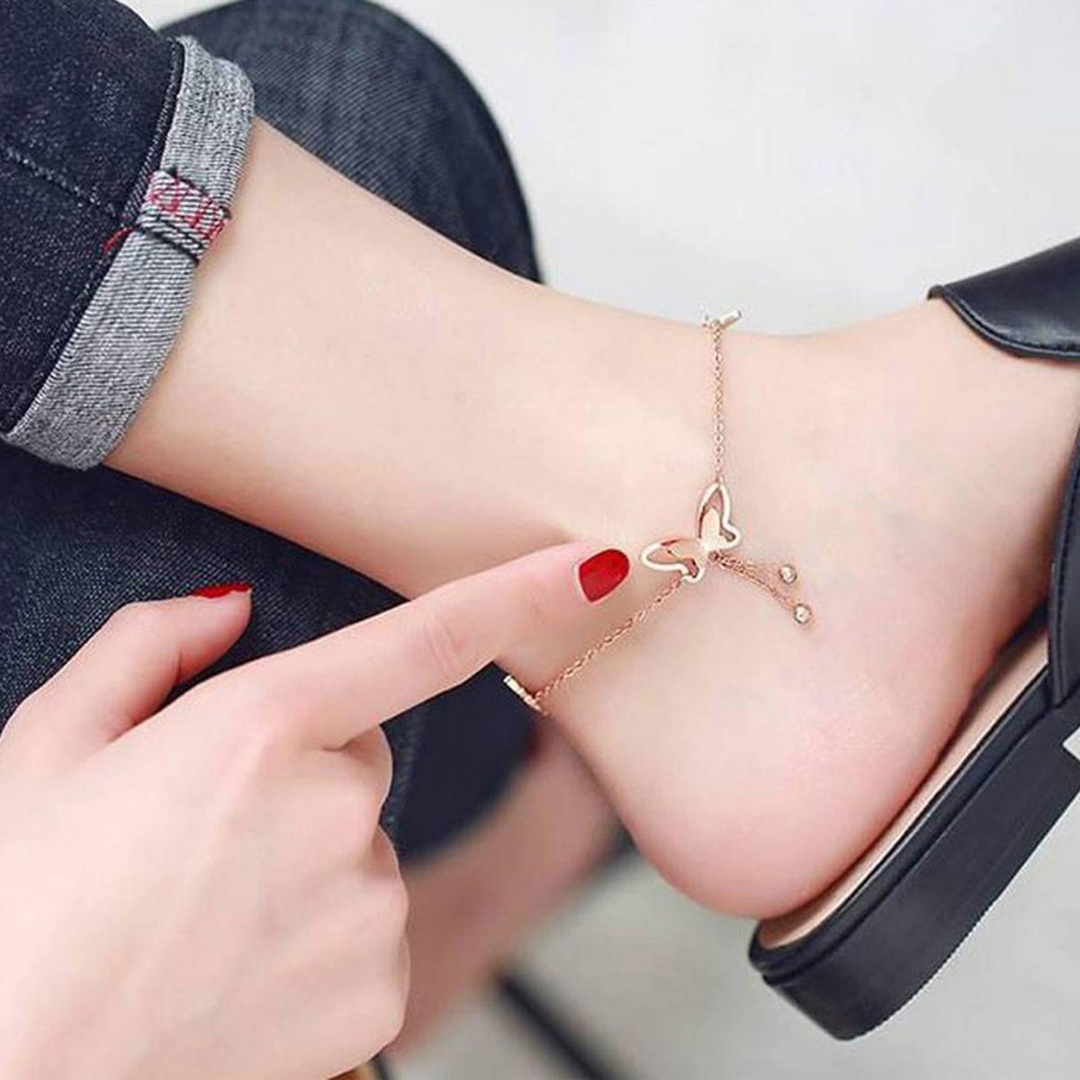 Butterfly Anklets Payel For Women