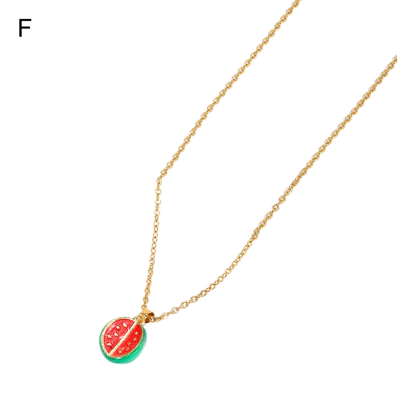Choker Neckle Watermelon Exquisite Bright Luster Neckle
