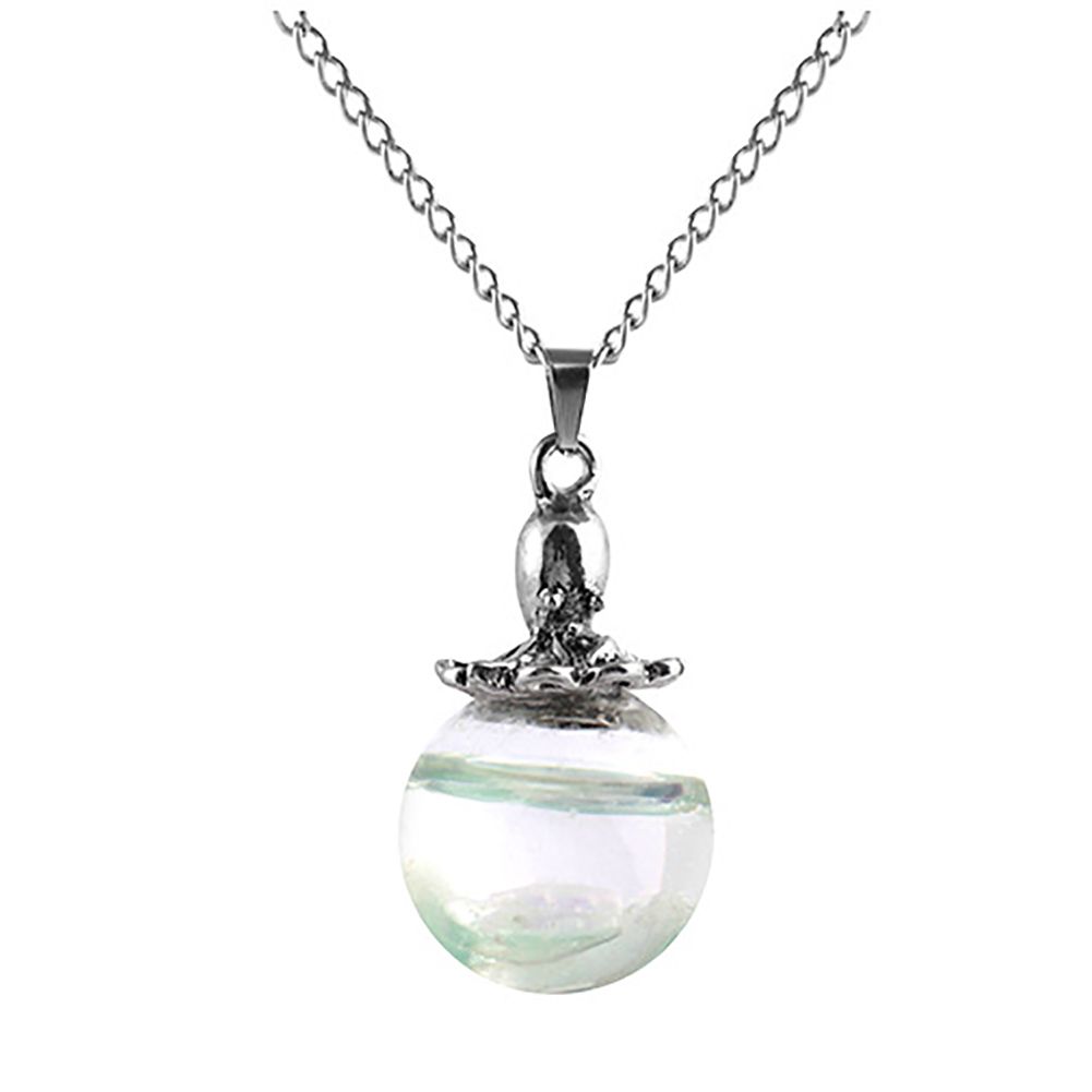 Fashion Glass Ball Pendant Octopus Faux Turquoise Women's Necklace Jewelry Gift