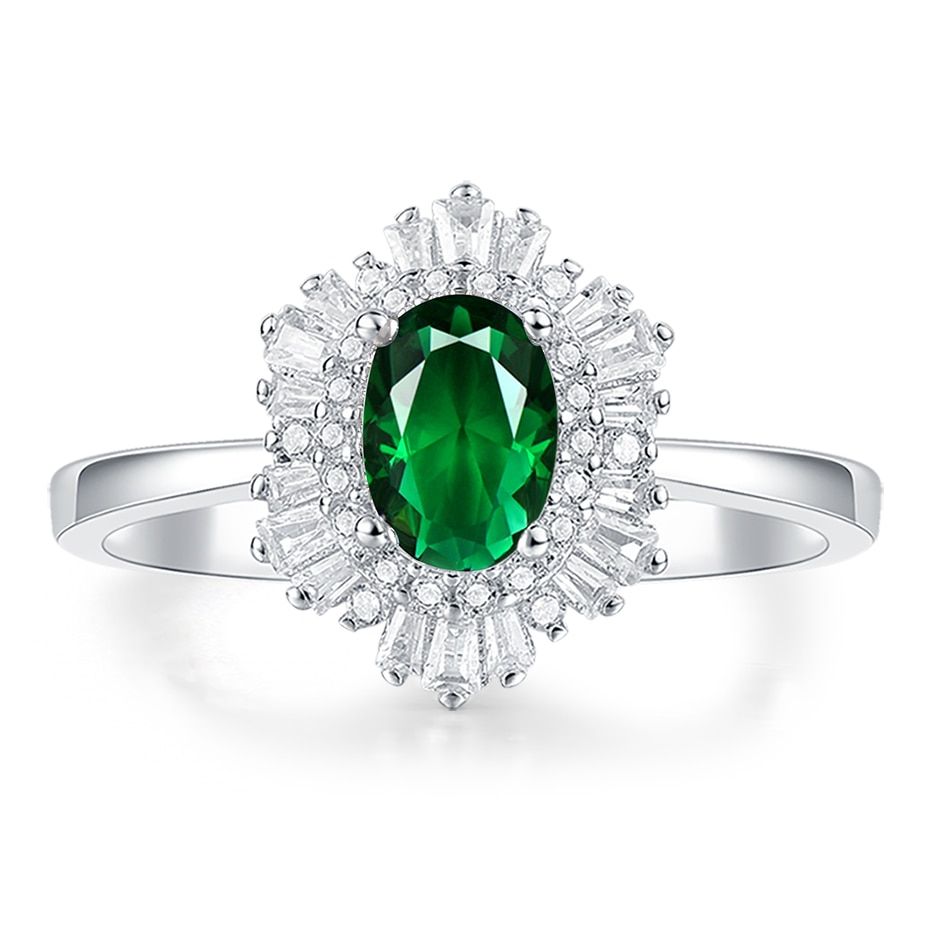 GZXSJG Paraiba Tourmaline Gemstones Ring for Women Solid 925 Sterling Silver Wedding Engagement Bride Unique Gift Fine Jewelry