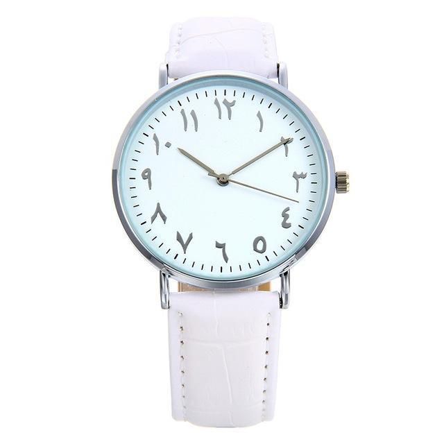 【BestGO】Fashion Arabic Numerals Design Bgg Women's Watches Top Brand Luxury Watch Female Leather Lover Watch Montre Femme Saat Horloge - Men