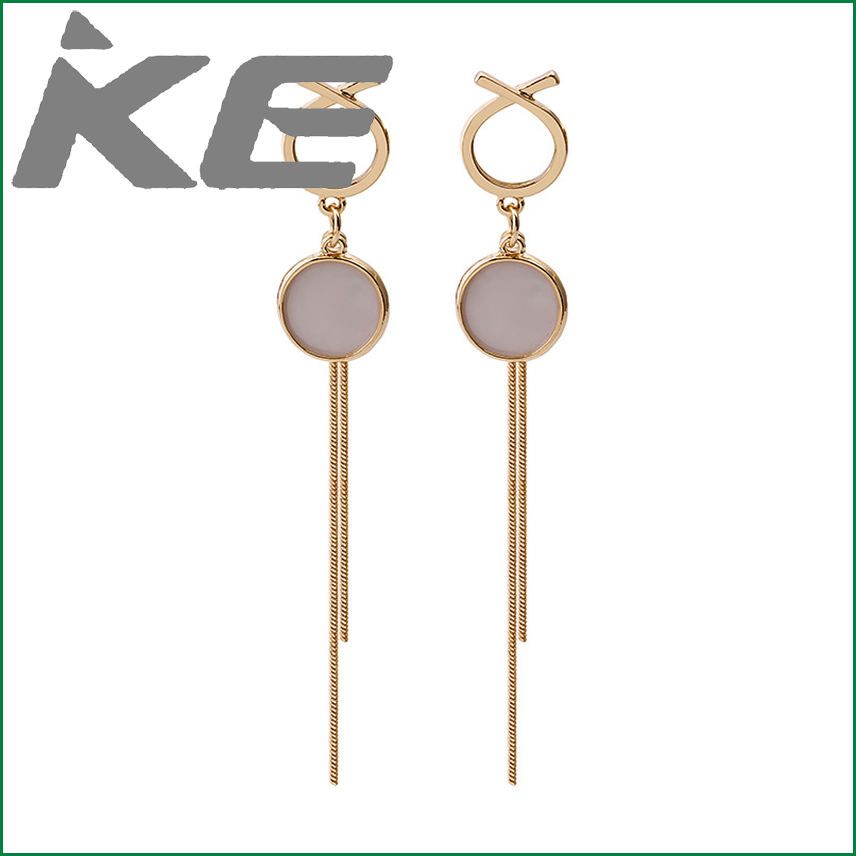 needle temperament long tassel earrings simple stud earrings for gilrs for women low price