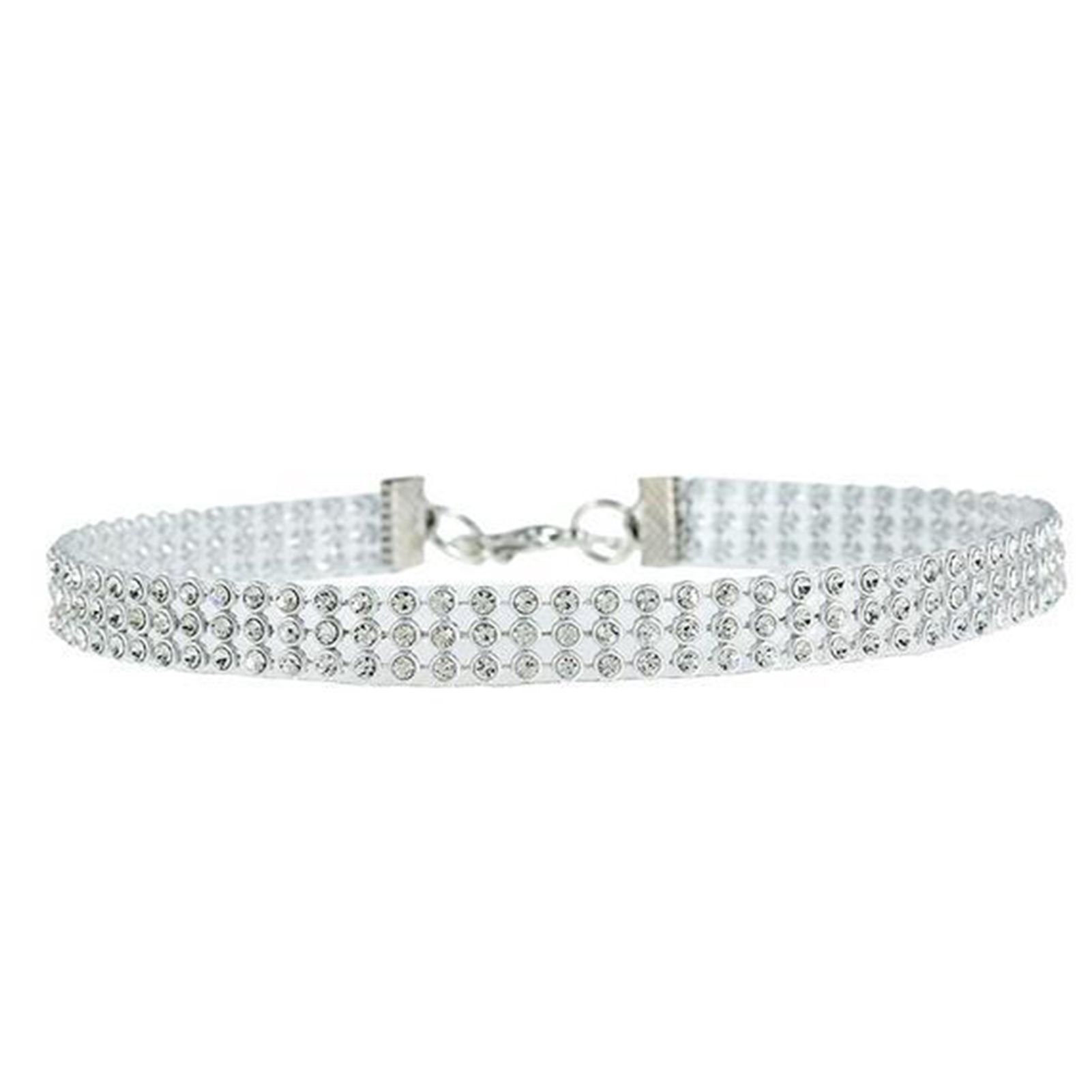 Collar Neckle Short Inlay Rhinestone Punk Choker Collar