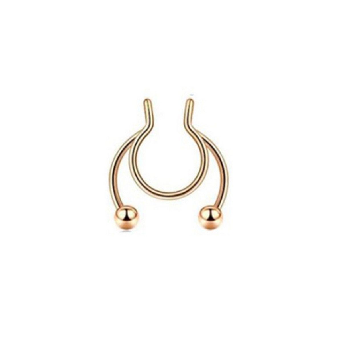 1pcs Nose False Nose Ring Piercing Jewelry For Women Nose Clip