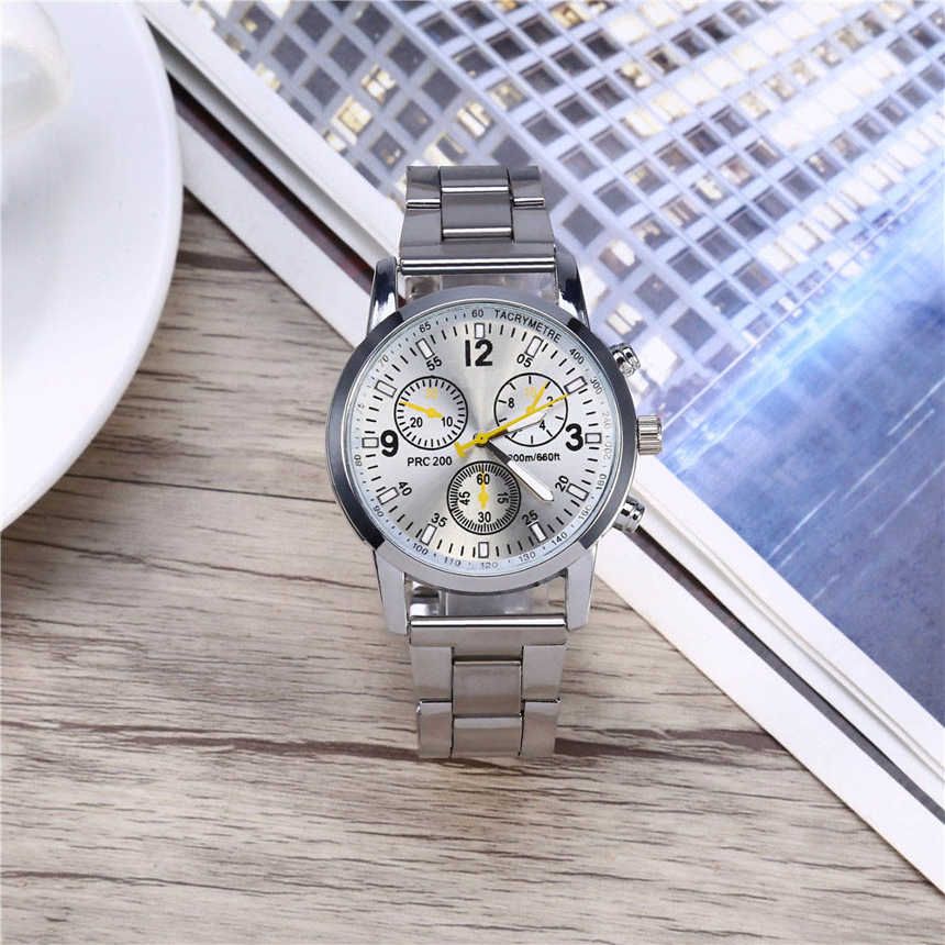 Fashion Men Analog Quartz Round Wrist Watch Business Date Day Display