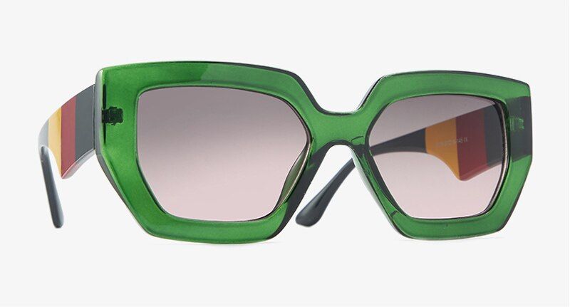 green framePeekaboo blue green cat eye sunglasses square women 2020 summer beach uv400 fashion sun glasses for women cheap accessories