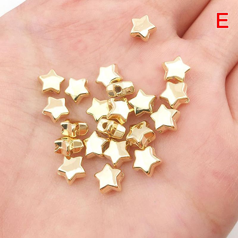 100Pcs CCB Beads Bulk Loose Spacer Beads DIY Bracelet Findings Jewelry Making