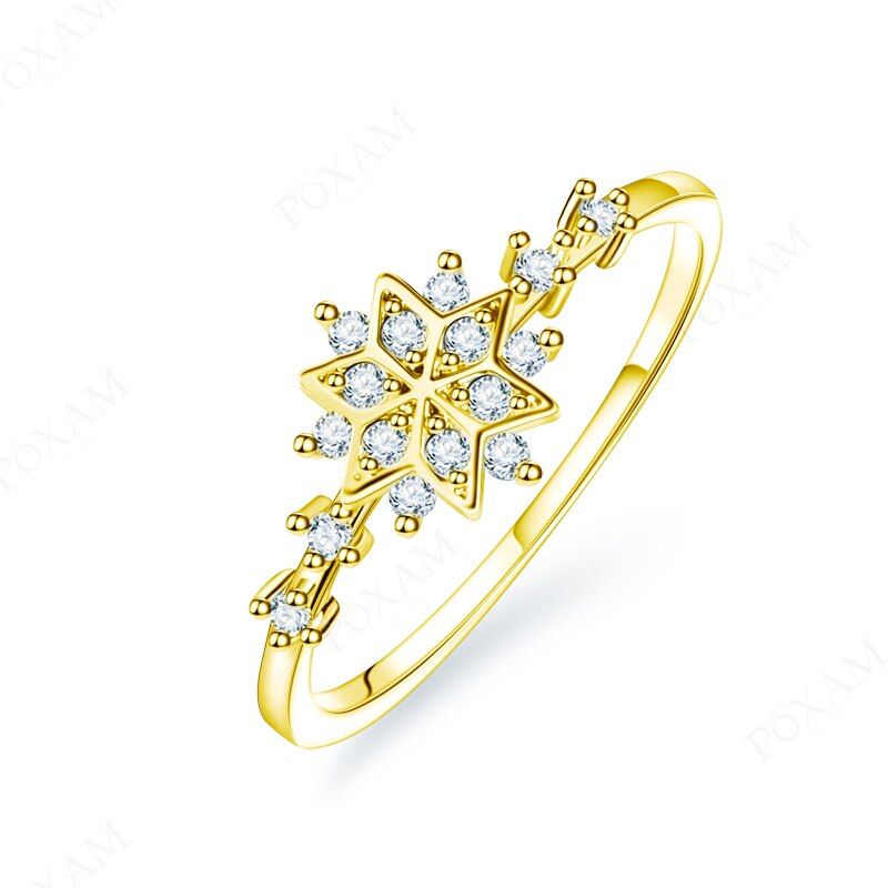 New Geometric Design Classic Elegant Wedding Rings For Women AAA Zircon Crystal Romantic Love Rings Female Engagement Jewelry