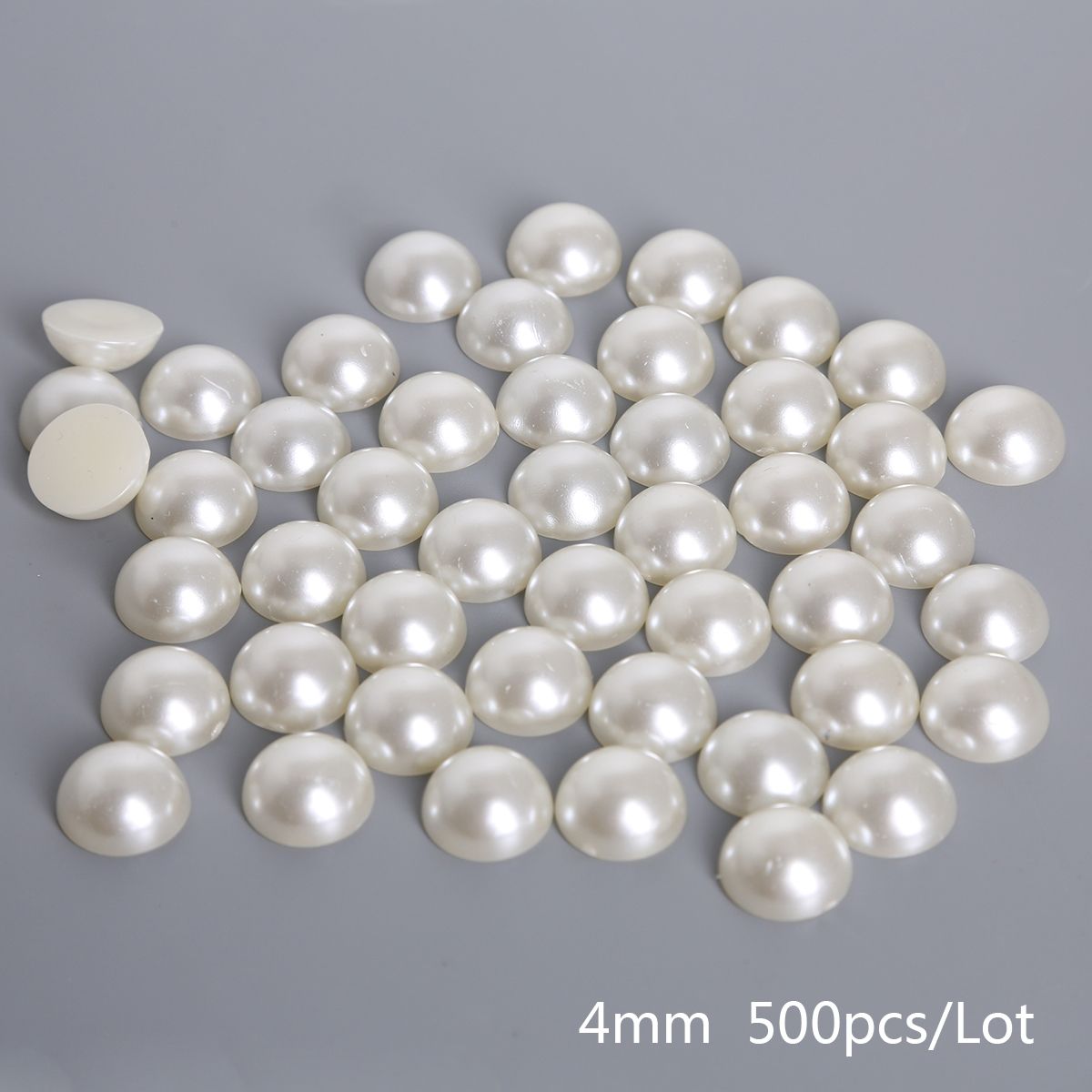 1.5-14mm 50-1000pcs Mixed Color Flatback Half Round Pearl Craft ABS Imitation Pearl Beads DIY Decorate Sewing For Jewelry Making