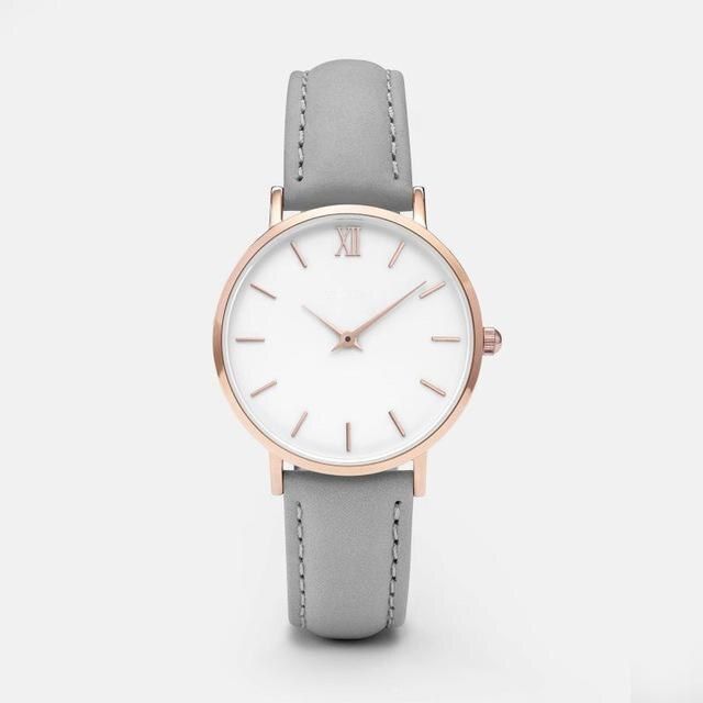 Zegarek Damski Fashion Simple Women Watches Woman Ladies Casual Leather Quartz Watch Woman Clock Relogio Feminino Montre Femme