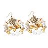 Colorful Women Bohemian Beaded Hook Earrings Banquet Jewelry Birthday Gifts
