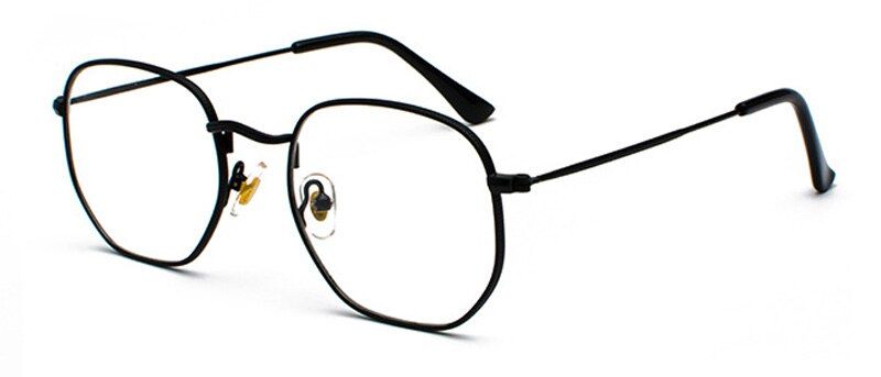 Black ClearSHAUNA Retro Women Square Sunglasses Classic Men Glasses Frame