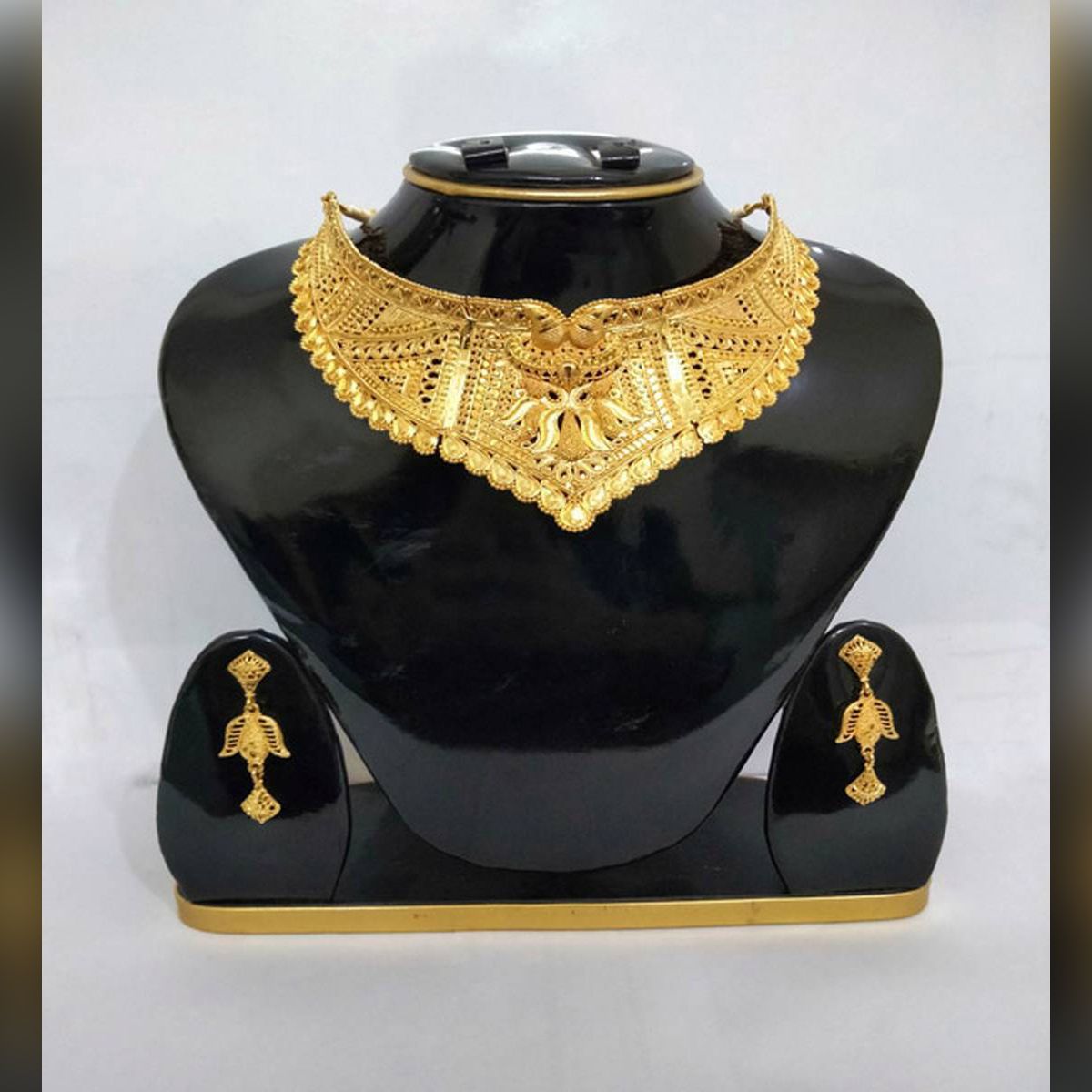 Mansiyaorange Wedding Party Collection Jewellery Neckalce Sets for Women