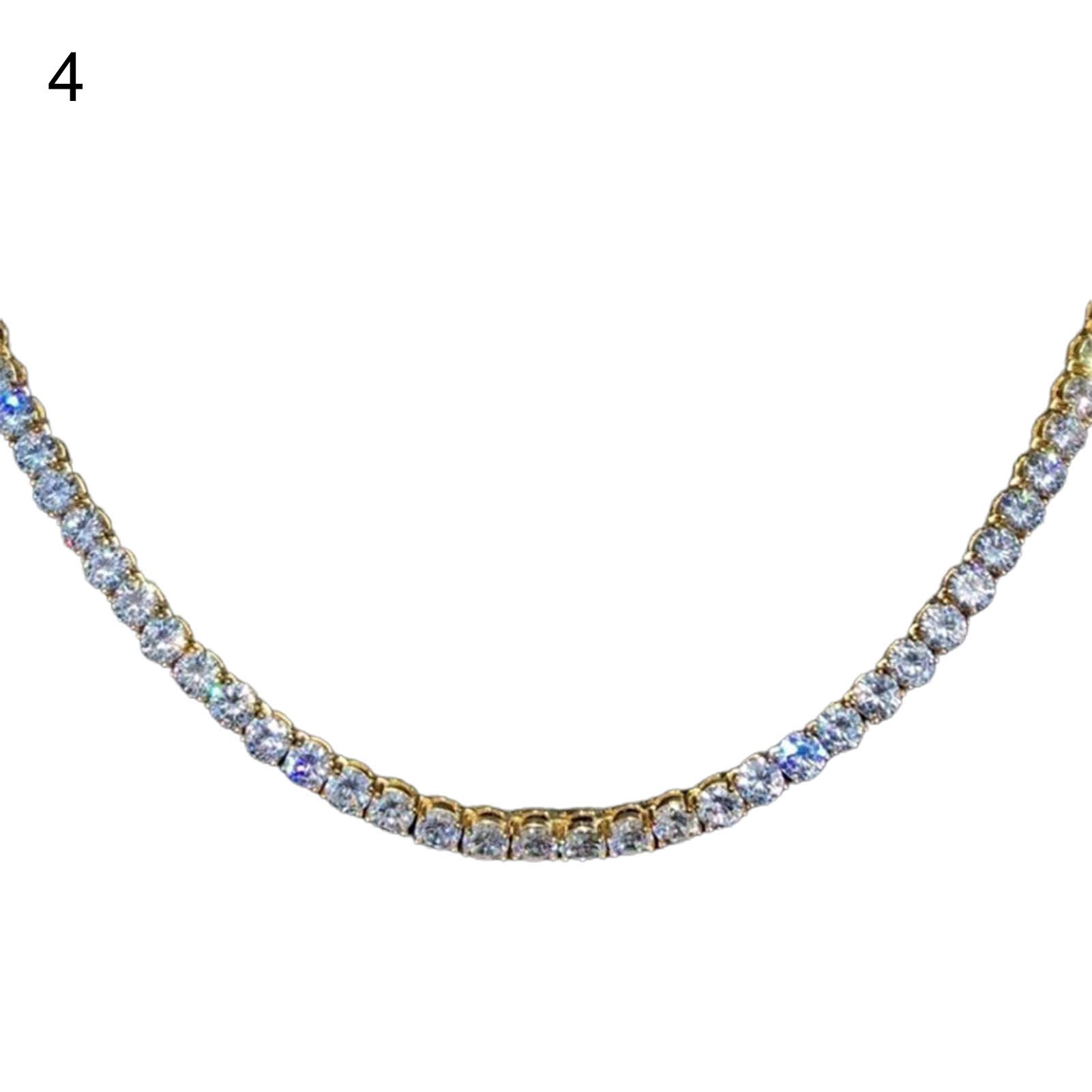 Round Necklace Fine Workmanship Lightweight Electroplated Necklace