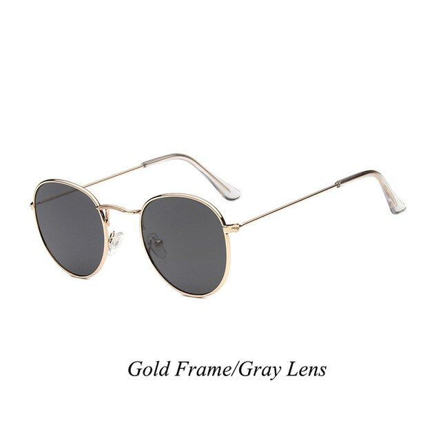 WTMN34470513Psacss Metal Round Sunglasses Men Women Vintage Rainbow Color Trend Brand Designer Sun Glasses oculos de sol feminino VU400