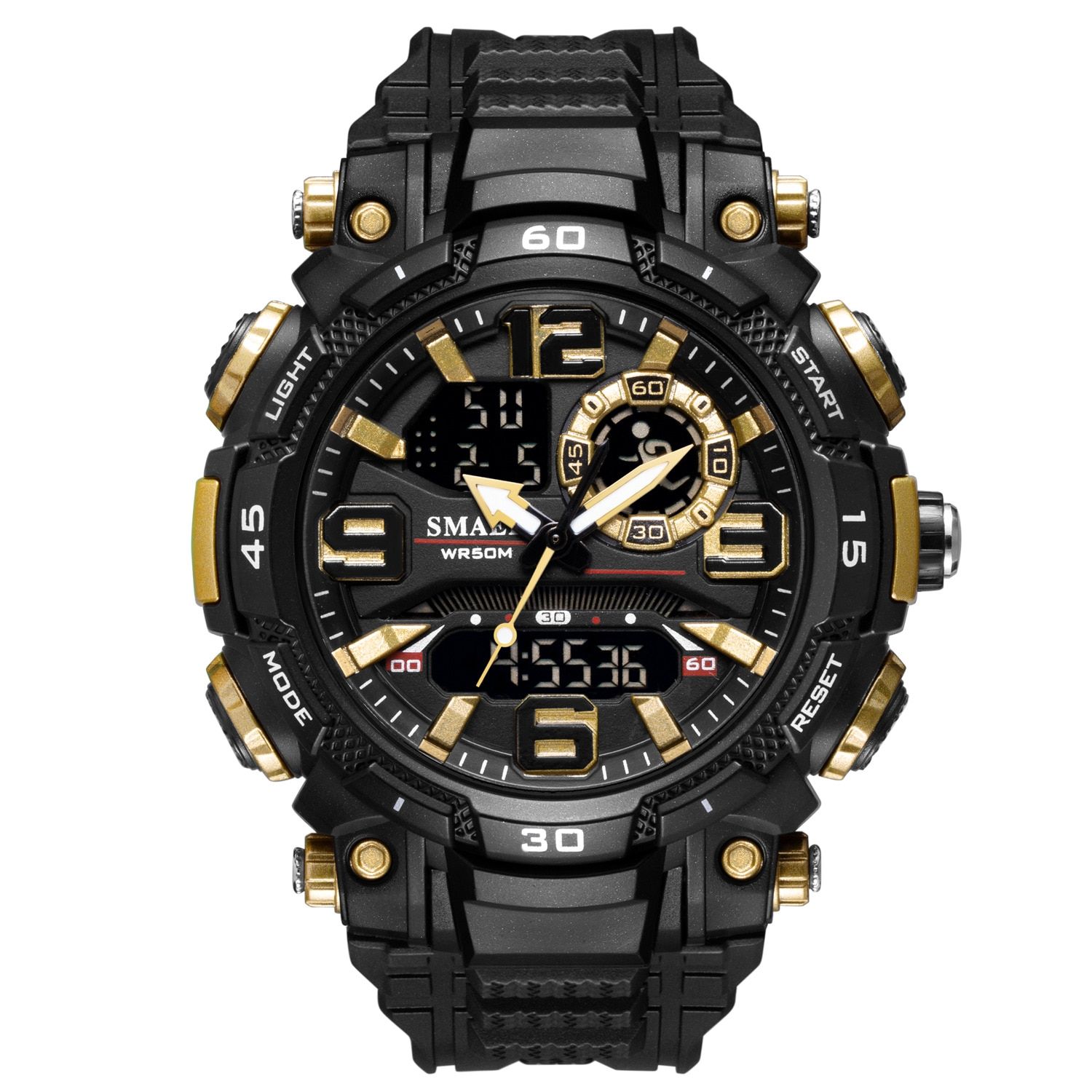 SMAEL Student Electronic Watch Youth Male Watch Cool Outdoor Sports Mountaineering Watch