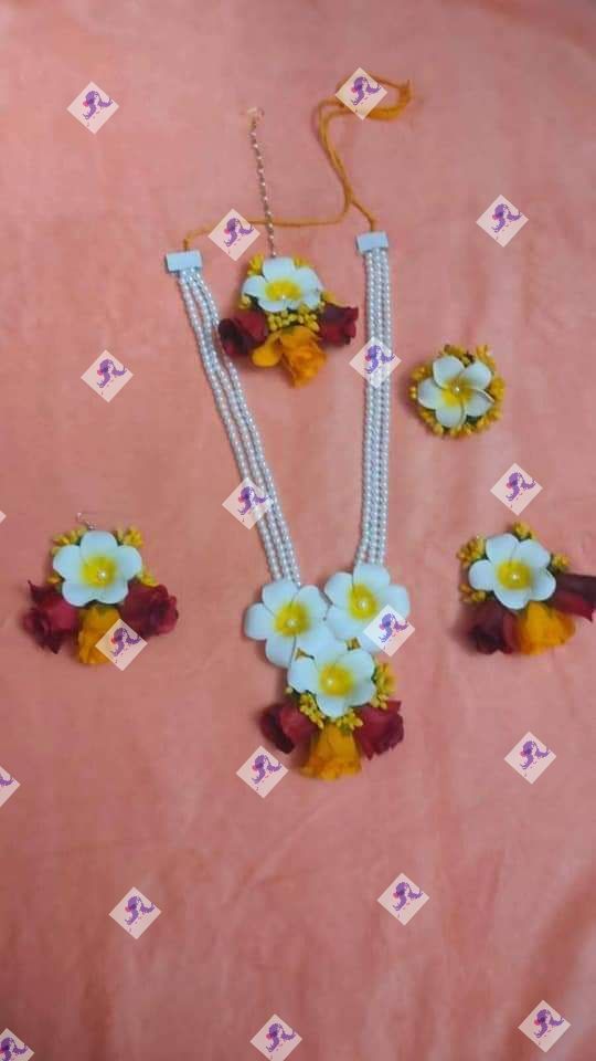 Non-bridal  kathgolap  artificial flower juwelry set for girls and women's