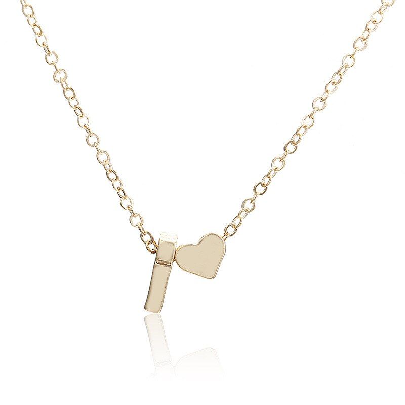YADA Gold color 26 English letter Presents&Necklace For women chain Choker Necklaces Statement Trendy Medical Necklace SE200045