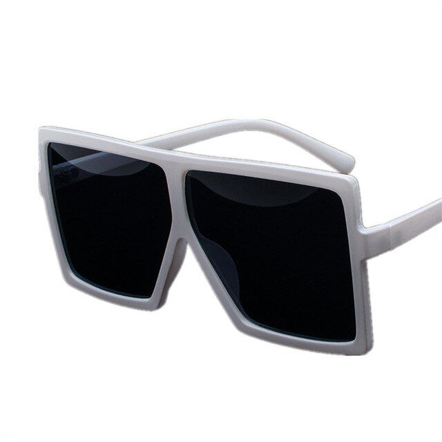 WhiteKaleidoscope Glasses Women Oversized Sunglasses Brand Designer Big Frame Female Eyewears Vintage Sun Glasses for women