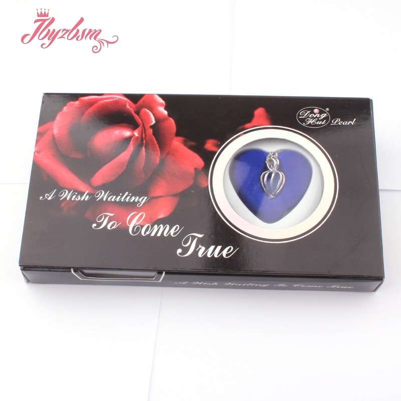 Natural Freshwater Pearl Wish Box Necklace Popular Cage Holder Natural Oyster Box DIY Jewelry Box For Woman Holiday Gift 1 Box