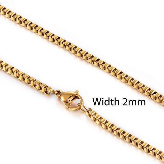 Popular fashion Stainless Steel Necklace Various Types Of Men And Women Jewelry