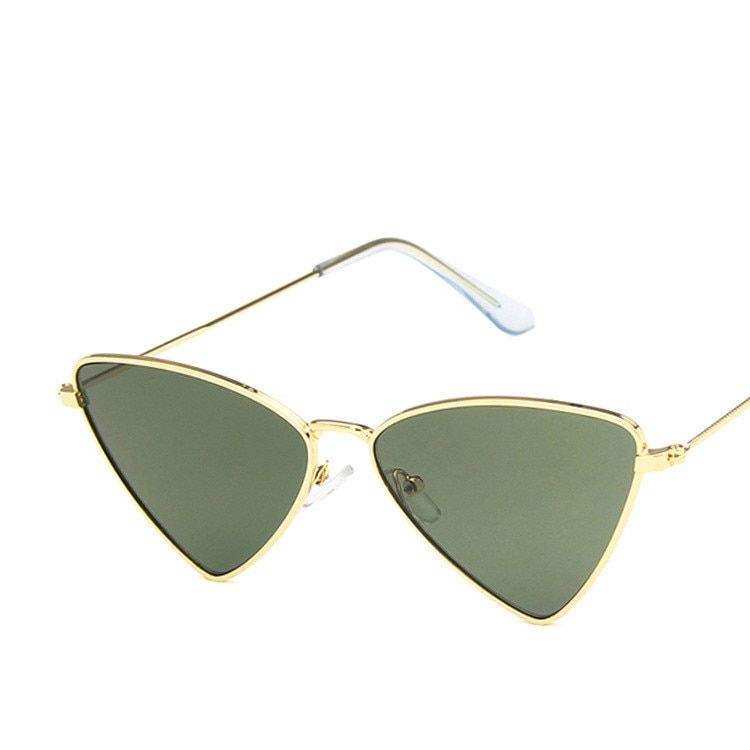 DCM Fashion Metal Triangle Sunglasses Women Brand Designer Retro Ocean Lens Ladies Sun Glasses UV400 Gafas De Sol Mujer