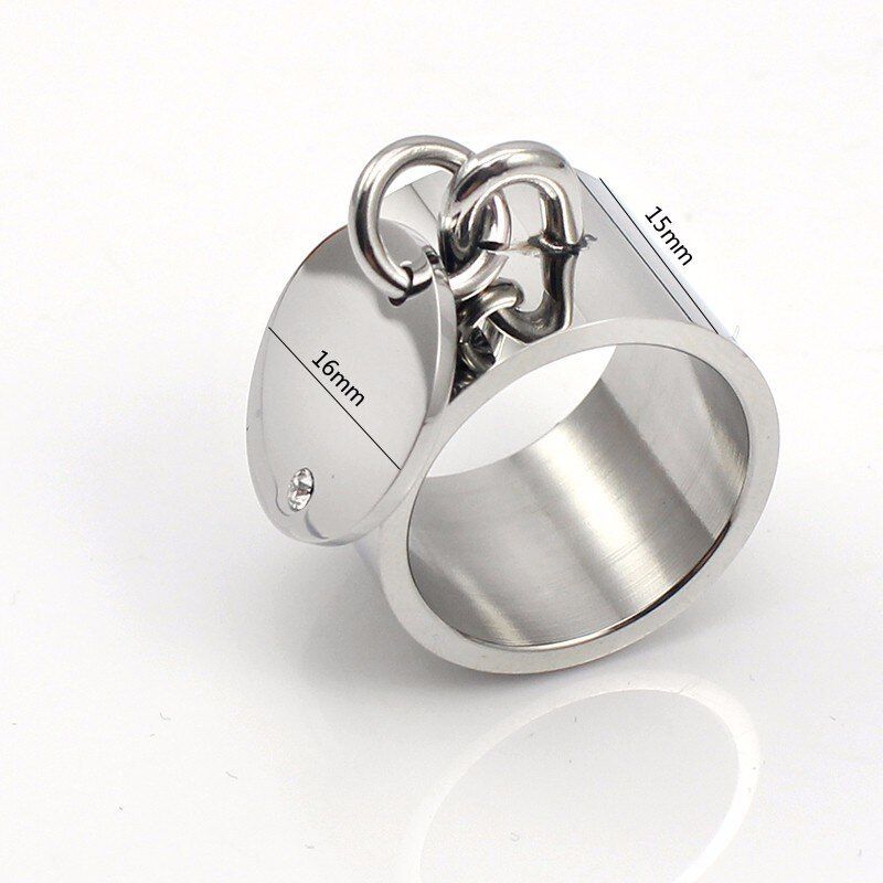 Fashion Male Female Ring Classic Silver Color Rhinestone Wedding Jewelry For Women Men Christmas Party Present