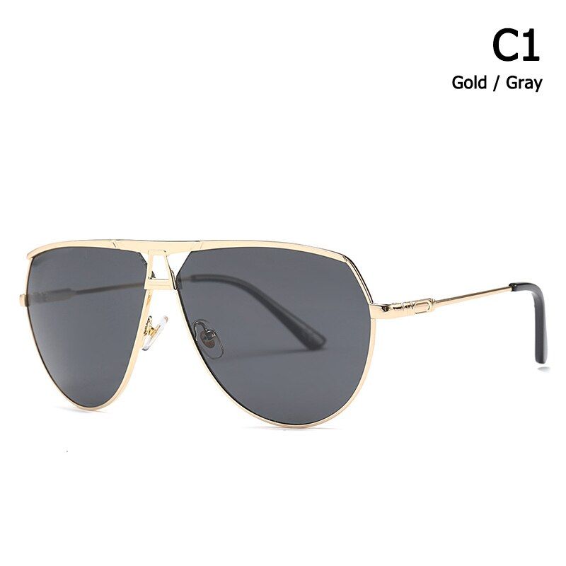 C1JackJad 2021 Fashion Modern Aviatiopn Style Sunglasses Unisex Cool Vintage Gradient Brand Design Sun Glasses Oculos De Sol 25072