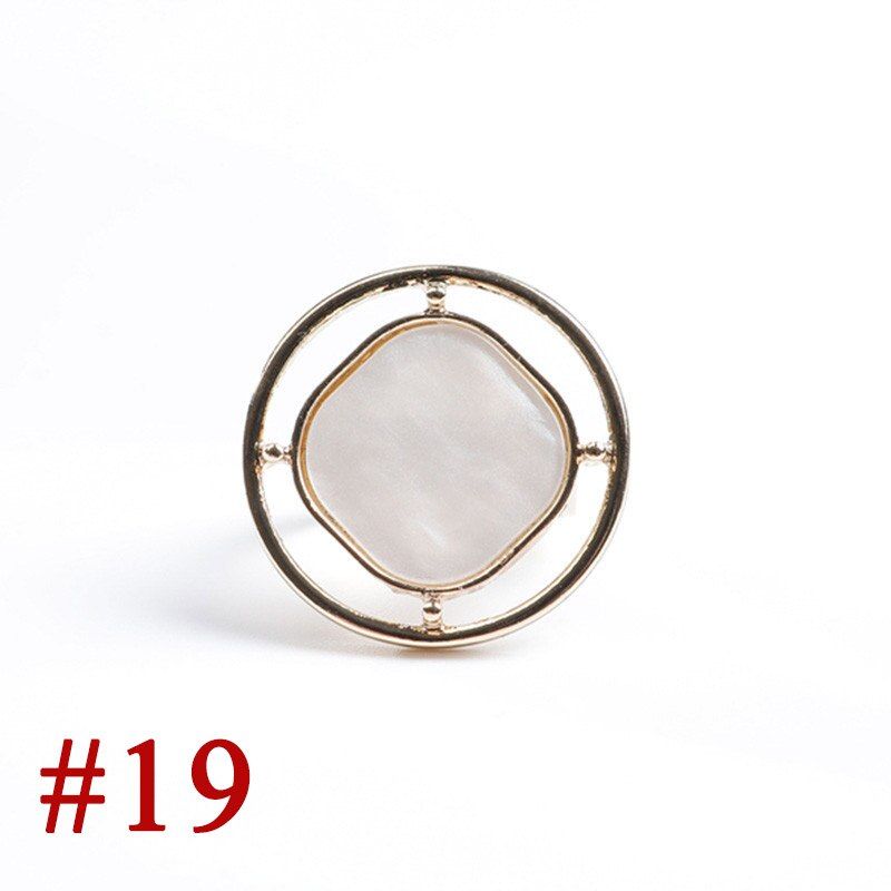 Boho Bijoux Resin Simulated Stone European Adjustable Ring Women Big Wedding Rings For Women Accessories Jewelry Jewellery Joyas