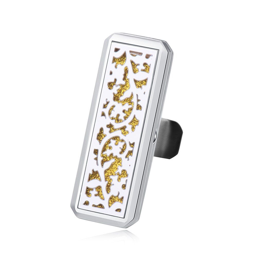 Rectangle Car Perfume Diffuser Clip Car Decoration Car Air Freshener Perfume Aromatherapy Essential Oil Diffuser Air Vent