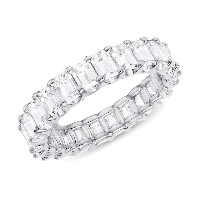Huitan Luxury Micro Paved Square Cubic Zirconia Promise Love Rings for Women Engagement Wedding Jewelry  Drop Ship Ring