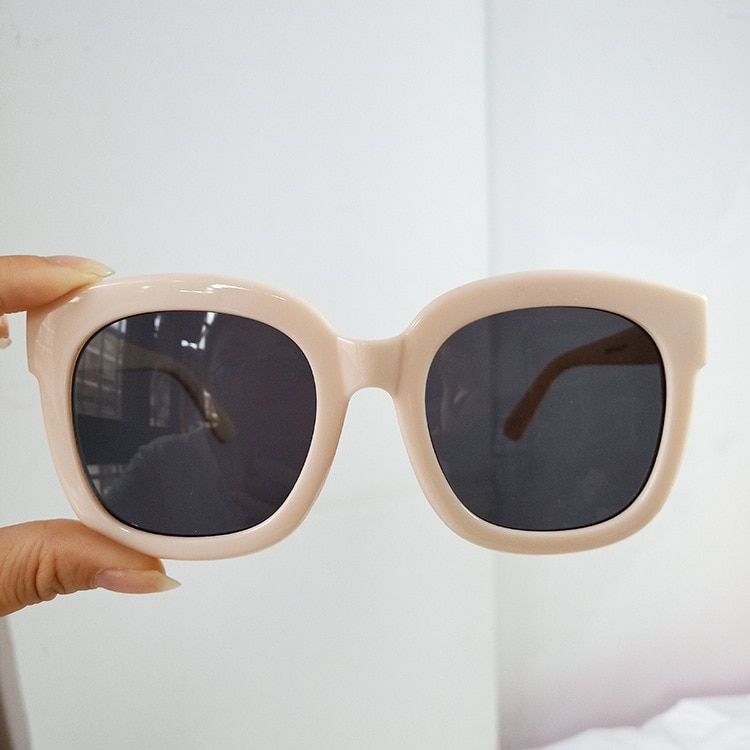Oulylan Oversized Square Sunglasses Women Men Luxury Designer Shades Eyewear Vintage Sun Glasses UV400 Colored Glasses Black