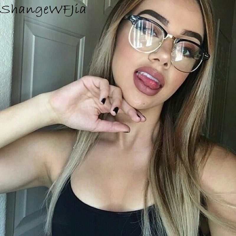 Leopard2020 Clear Glasses Women Classic Optics Eyeglasses Men Spectacle FrameTransparent Lens Optical Aviation Glass