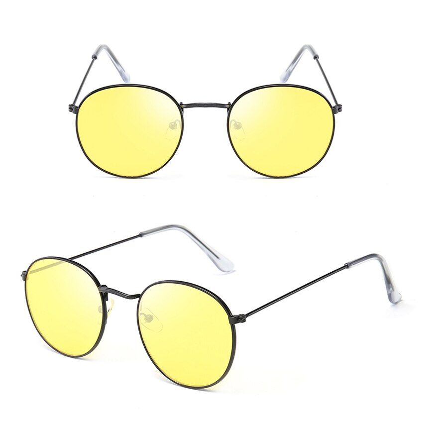 23FOENIXSONG Women's Fashion Classic Round Sunglasses Driving Unisex Eyewear Male Sun Glasses for Men Gafas *RUSSIA STOCK