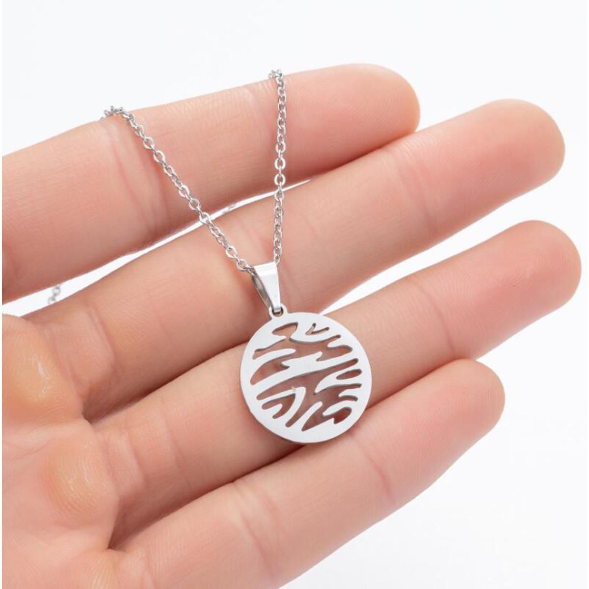 Stainless Steel Cat Moon Necklace for Women Fashion Jumping Cat Arrow Bird Dolphin Flower Necklaces Choker Set 2020 New Jewelry