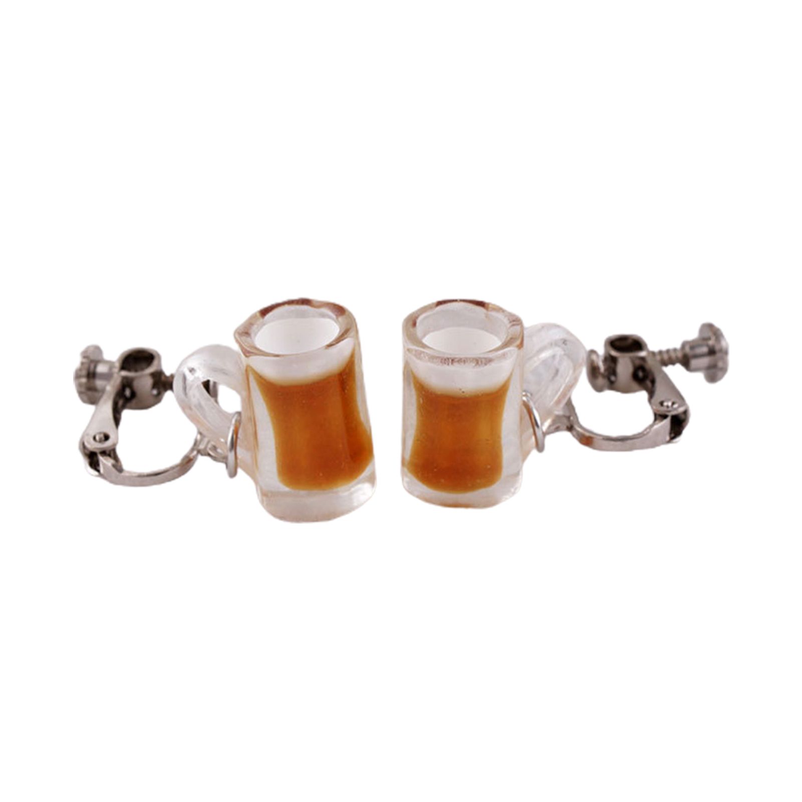 Clip Eargs Cute Funny Glass Clip Eargs