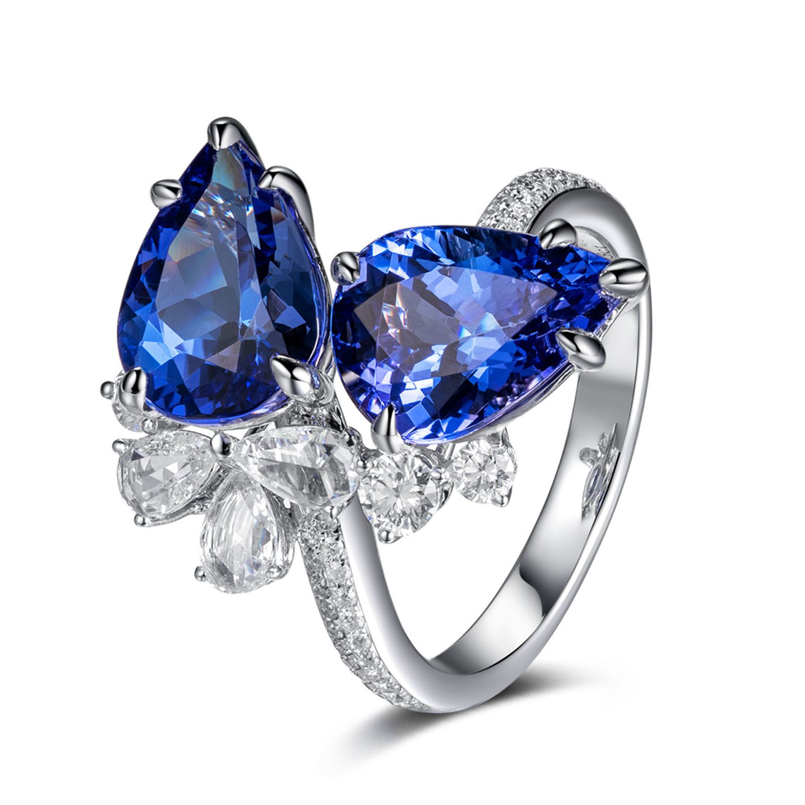 Party Ring Oval-shaped Exquisite Bright Luster Finger Ring