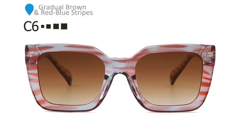 C6Sorvino Retro Shades For Women Square Sunglasses 2020 Luxury Brand Designer White Black Clear Leopard Sun Glasses SP291