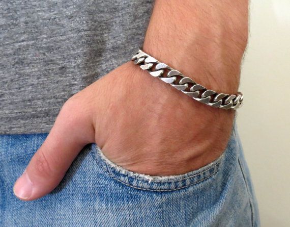 Stainless Steel chain on hand for Men bracelet