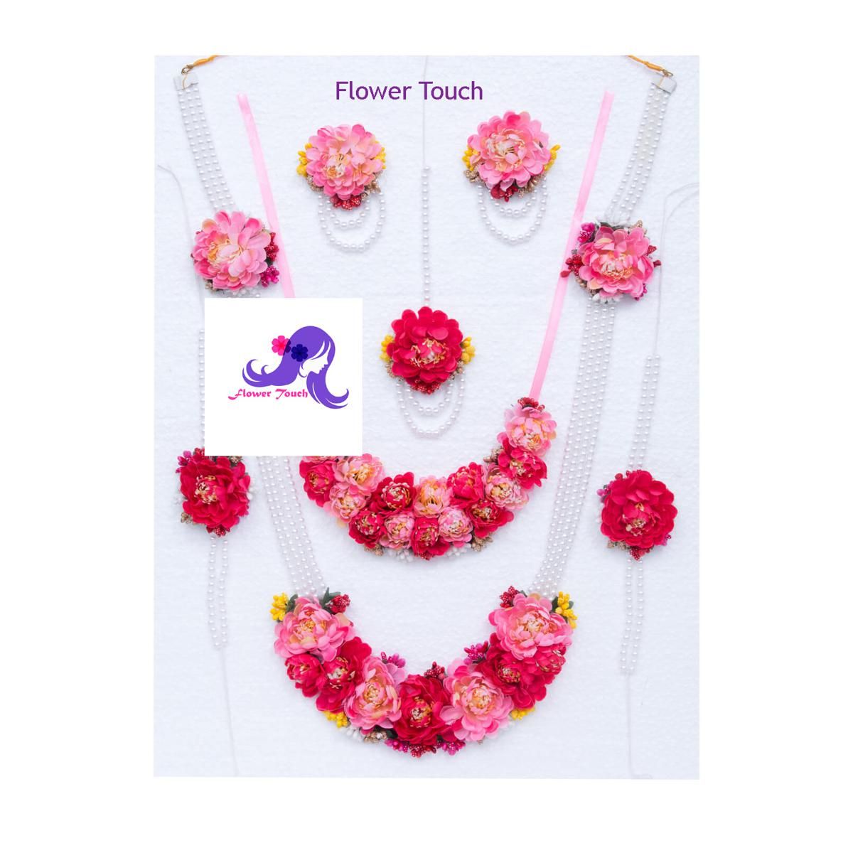 Artificial Flower Bridal Set
