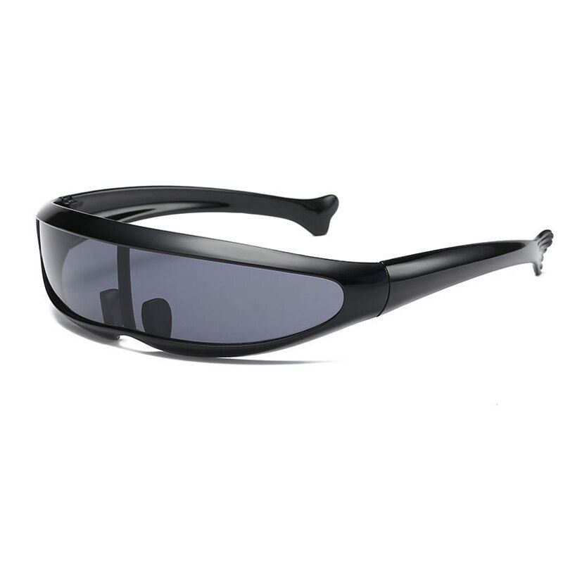 black w blackMax Glasiz Hot Selling X Men Sunglasses Siamese Lens Fishtail Arms Sun Glasses Women 28 Colors Available Cool Sunglass UV400