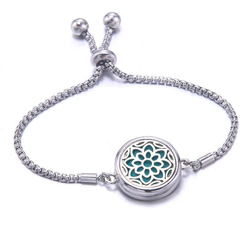Aromatherapy Bracelet Diffuser Jewelry Adjustable Chain Cat paw kitten animal pattern Aroma armband Perfume Locket Bracelet