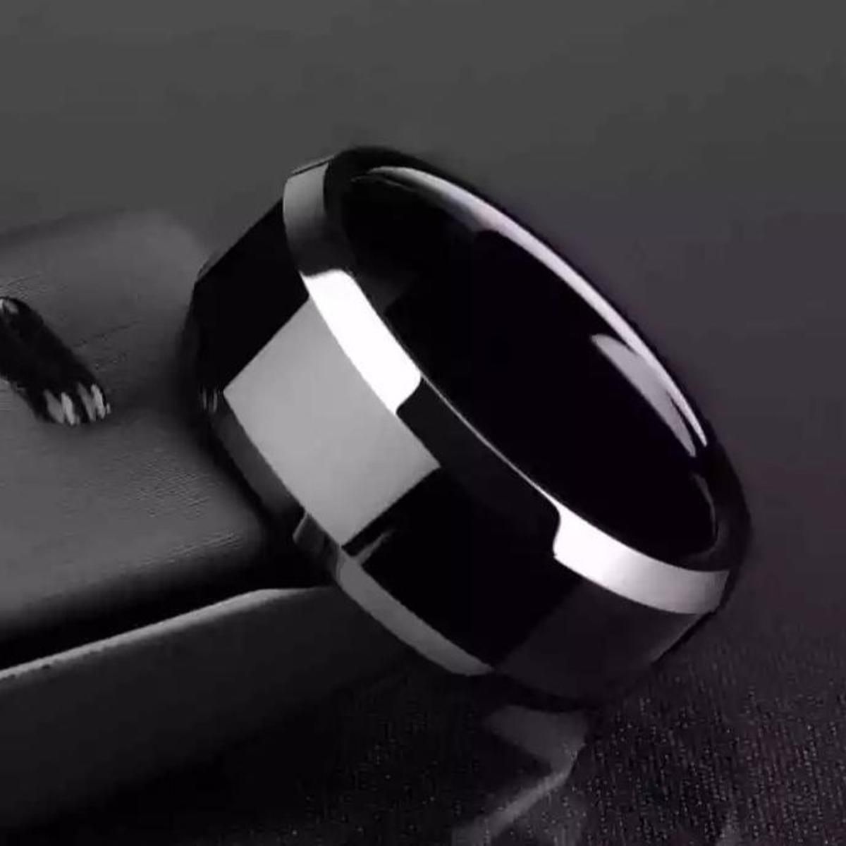 Men Black color Ring Made in Germany